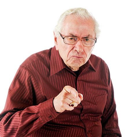 Old Man With Glasses Frowning Stock Photos Pictures And Royalty Free