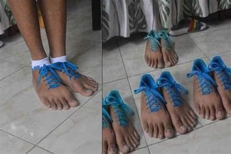 Reactions As Shoes Which Look Like Human Feet Surfaces Online [photos] Olomoinfo