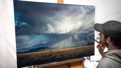 Storm Cloud Painting Time Lapse Eternal Reign Cloud Painting