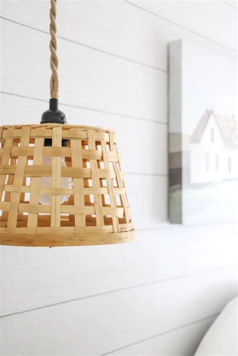 Easy Diy Basket Pendant Light Life On Summerhill