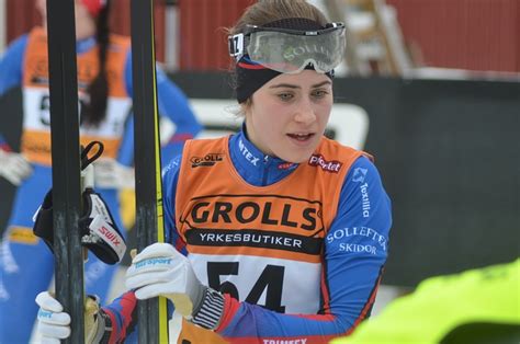 Mitt namn är ebba andersson och jag är en längdskidåkerska. Ebba Andersson överlägsen på JSM - Langd.se