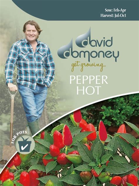 David Domoney Get Growing Pepper Hot Mix In Association With Mr Fothergills Seeds David