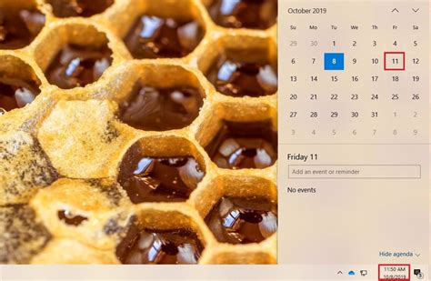 How To Create Calendar Events From Taskbar On Windows 10 November 2019
