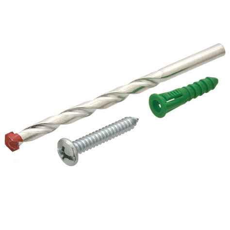 Www.handymanpf.comi show you how to install a plastic wall anchor to hang things like pictures, mirrors, pipe straps, wall mounted dispensers and etc. Crown Bolt #14-16 x 1-1/2 in. Ribbed Plastic Anchor Pack ...
