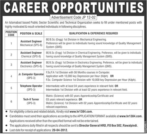 Computer science engineer isn't a thing. Public Sector Organization Jobs Govt. of Pakistan - PK ...