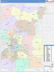Kent County, MI Wall Map Color Cast Style by MarketMAPS - MapSales
