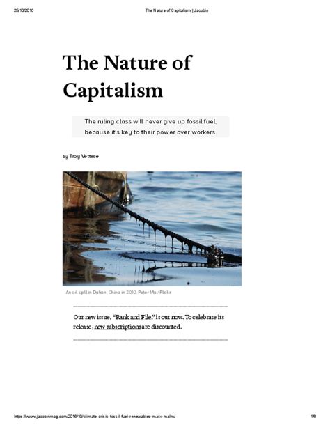 Pdf Review Of Fossil Capital By Andreas Malm Jacobin Troy Vettese