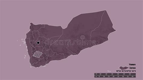 Location Of Ibb Governorate Of Yemen Administrative Stock