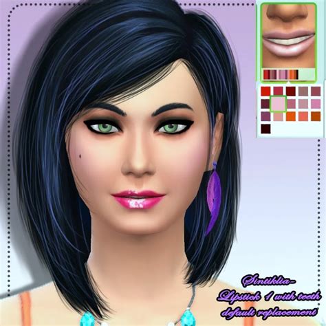 My Sims 4 Blog Lipstick With Teeth For The Sims 4 By Sintiklia