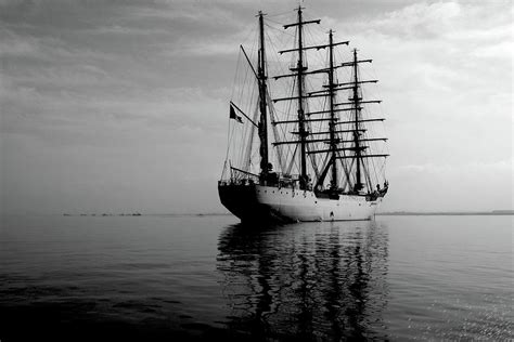 Tall Ship On The High Seas Photograph By Aidan Moran