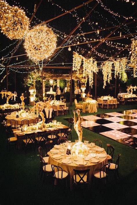 Outdoor Wedding Lighting Decoration Ideas Great Decor Options To