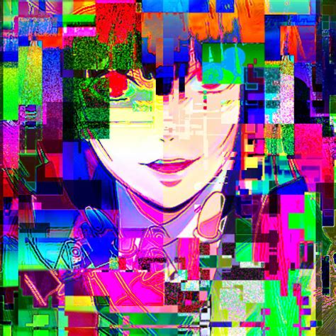 Glitchcore Pink Wallpaper Anime Cybergoth Anime Aesthetic Anime
