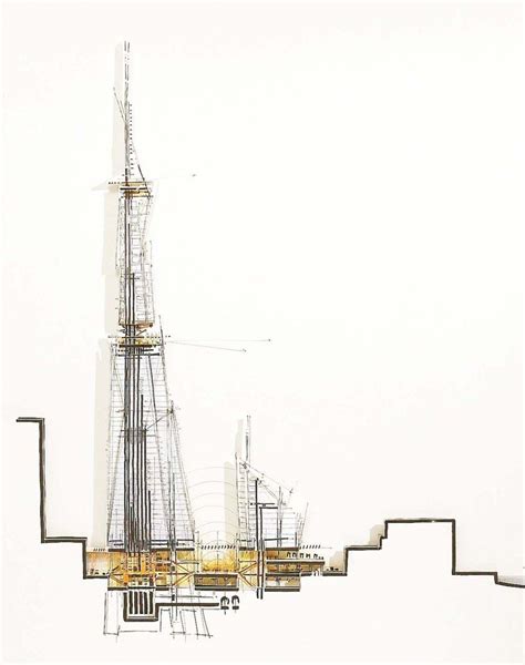 Renzo Piano The Shard In London Opens To Public Dibujo De