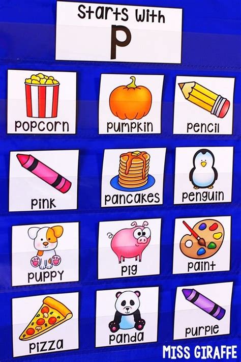 P Words For Preschoolers Letter Words Unleashed Exploring The