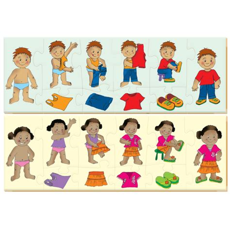 Getting Dressed Smile Puzzles And Educational Play Toys