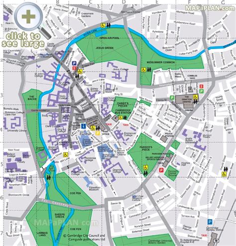 Printable Cambridge Street Map