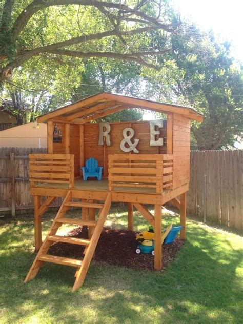 Backyard Clubhouse For Kids Diy Playhouse 8 Inventive Ideas Bob