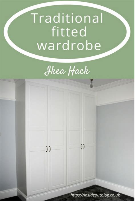 Gray wardrobe design photos ideas and inspiration. Traditional fitted wardrobe Ikea hack - Inside Out | Ikea ...