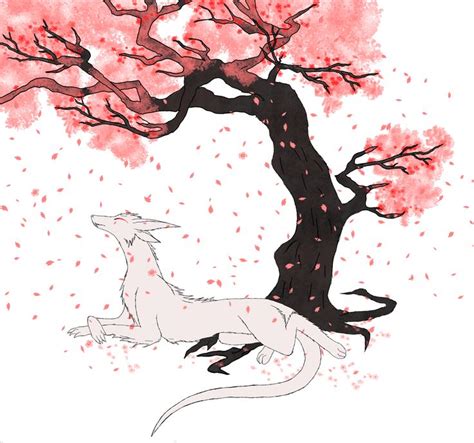 Silk cherry blossom petals flower wedding decorations the knot shop. sakura bloom drawing | Sakura Tree Drawing Pictures | tattoos | Pinterest | Trees, Anime and ...