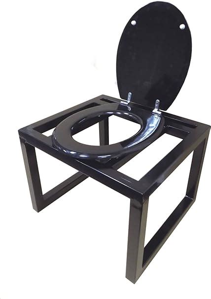 Slave Throne Sm Commode Solid Powder Coated Steel Tubing Black Bdsm Sado Maso Sex Toys Domina