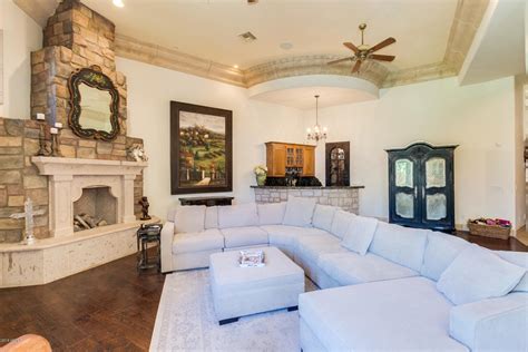 Scottsdale Estate For Sale Fireplace Living Room Special Ceiling