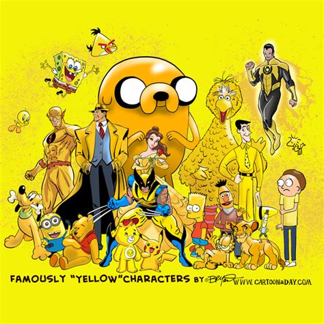 Top 161 Yellow Color Cartoon Character Name