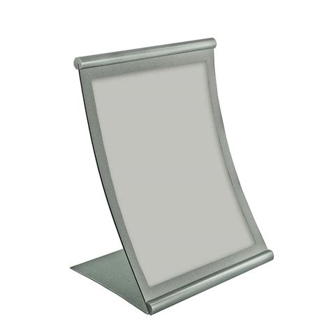 Azar Displays 85 In X 11 In Curved Metal Counter Sign Holder 300880