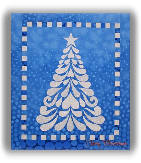 Cherry Blossoms Quilting Studio Christmas Tree Quilt Christmas