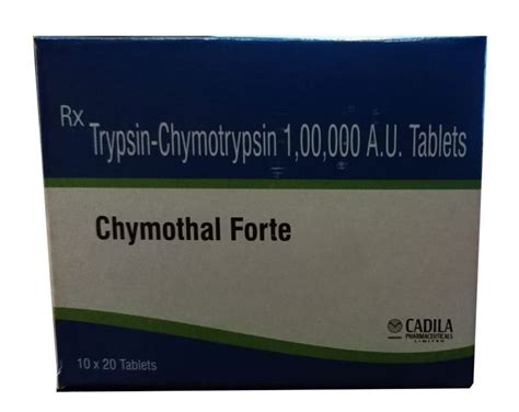 Trypsin Chymotrypsin Au Tablet For Hospital Packaging Type