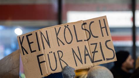 Protest Gegen Rechts Mit Kein Kölsch Für Nazis Song
