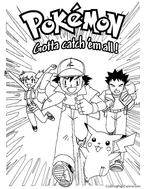Pokemon coloring pages will be the simple and good way that you can do to give them and you can also teach them about how to draw. Pokemon Coloring Page 04 | Coloring Page Central