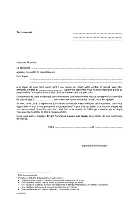 Modelé de rupture du contrat téléchargement gratuit documents PDF Word et Excel