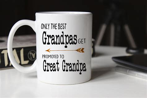 Only The Best Grandpas Get Promoted To Great Grandpa Grandpa Etsy