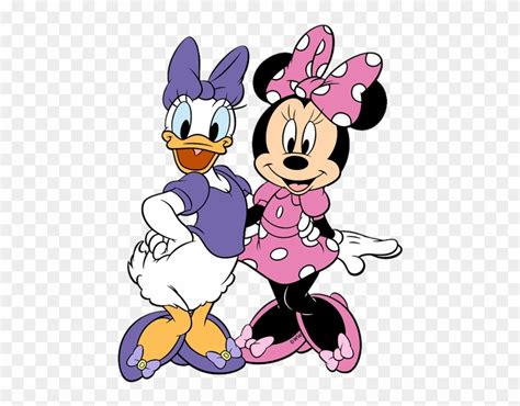 Download Minnie Mouse Daisy Duck Minnie Mouse And Daisy Clipart