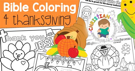 In the middle ages, it was therefore st. Thanksgiving Bible Coloring Pages - Christian Preschool ...