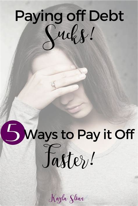 5 Easy Ways To Pay Off Debt Faster Than You Thought Possible Debt