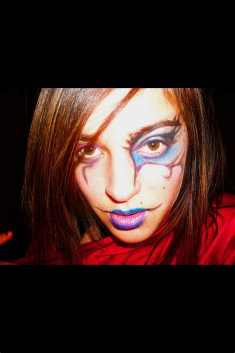Traces Of Blue Face Makeup Halloween Face Makeup Halloween Face