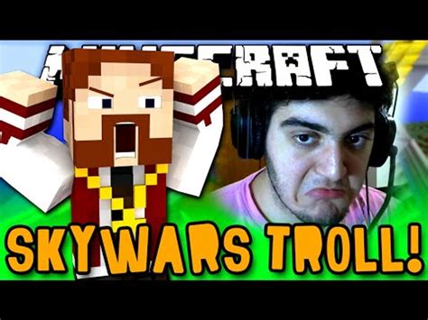 Skywars Troll Matando Sem Cortes Sou Noob Xdd Minecraft Vídeo