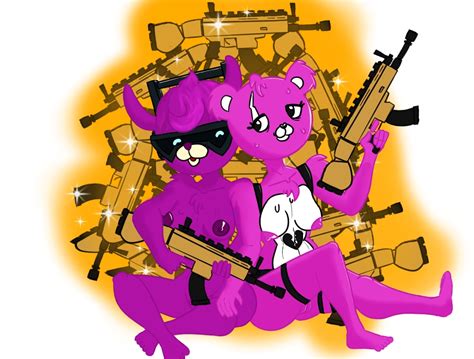 Rule 34 Bear Breasts Cuddle Team Leader Dj Bop Fortnite Fur Furry Gun