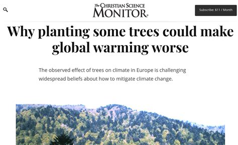Cut Down More Trees To Save Earth From ‘global Warming Deforestation
