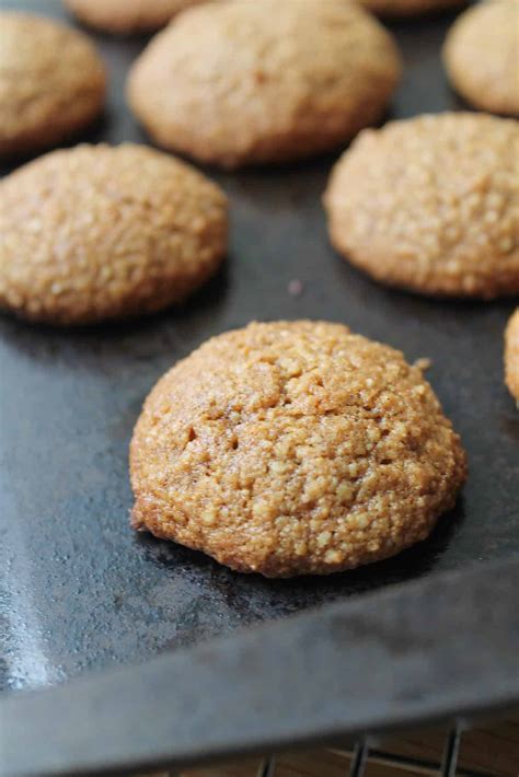 Ginger Almond Cookies Gluten Free