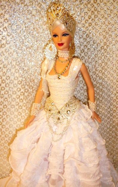 White Queen Barbie Doll Ooak By Dakotassong On Deviantart