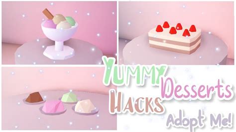 Последние твиты от adopt me codes roblox 2021 (@adoptmecode). Yummy Desserts Hacks 🍨🍰 | Adopt Me - Building Hacks in 2021 | Dessert hacks, Cute room ideas ...