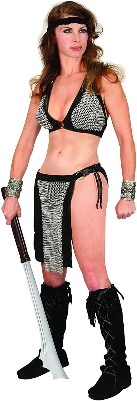 Tigress Chain Bra Loincloth Woman S Fantasy Warrior Costume L XL
