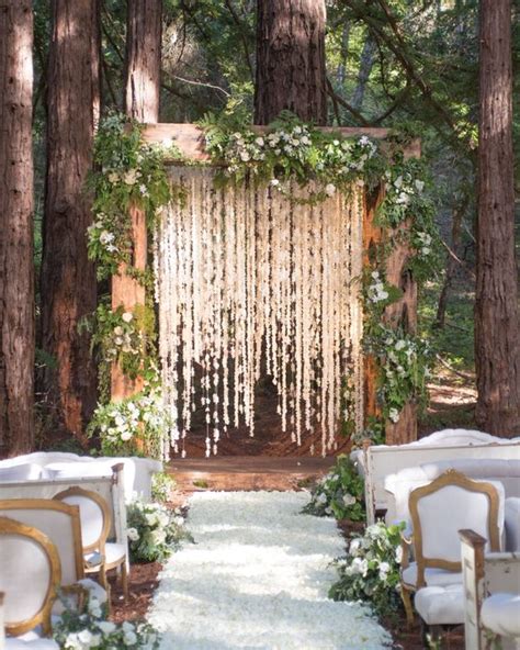 53 Charming Woodland Wedding Arches And Altars Weddingomania