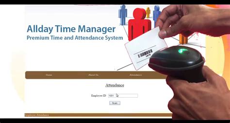 Employee Attendance System by Barcode Scan - YouTube
