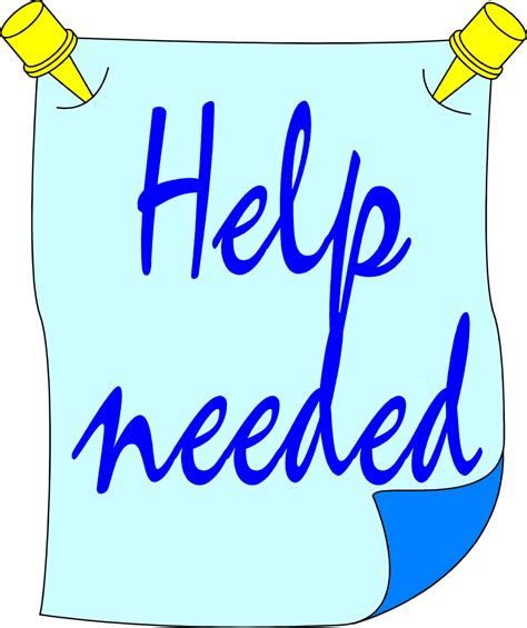 Help Wanted Free Stock Photo Illustration Of A Help Needed Sign
