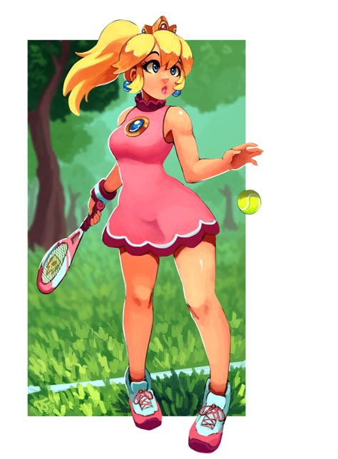 Ravenousruss Princess Peach Tennis Peach Mario Series Mario