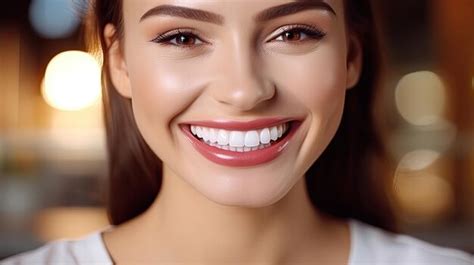 Premium Ai Image Beautiful Smile Of Young Woman With Perfectly Bright