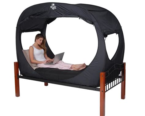 Privacy Pop Bed Tent Provides Some Seclusion In Shared Boudoirs